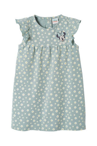 Vestido Minnie Disney Verde-água - Vertbaudet