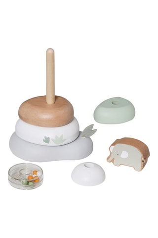 Jeu d'éveil à empiler en bois - 7 pièces - Dès 12 mois