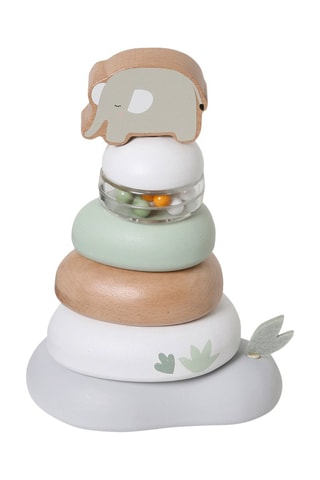 Jeu d'éveil à empiler en bois - 7 pièces - Dès 12 mois