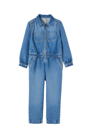 Combinaison en jean Bleu - 