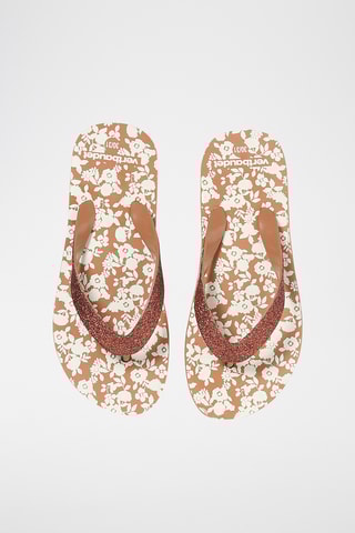 Chinelos de dedo - Castanho