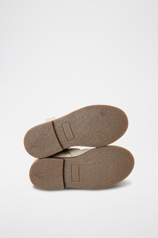 Bottines en cuir - Doré