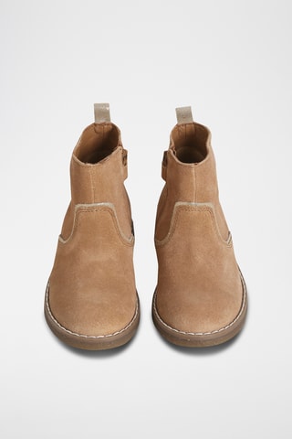 Bottines en cuir - Camel