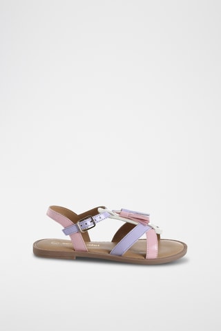 Sandales - Mauve et rose