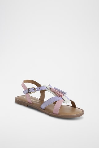 Sandales - Mauve et rose