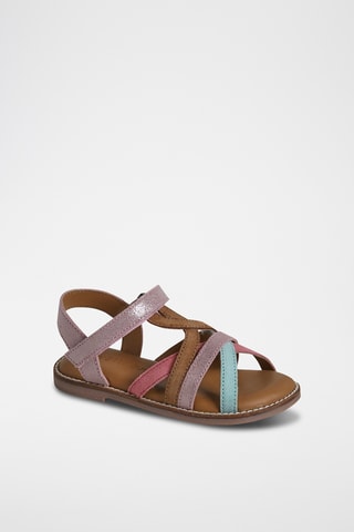 Sandales en cuir - Mauve