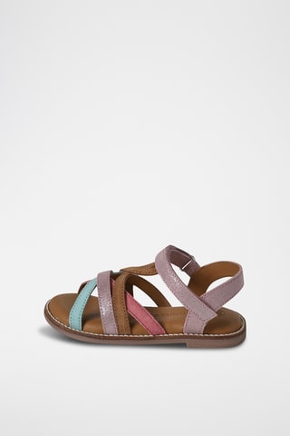 Sandales en cuir - Mauve