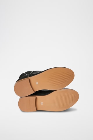 Bottines en cuir - Noir