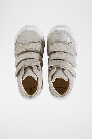 Baskets en nubuck - Doré