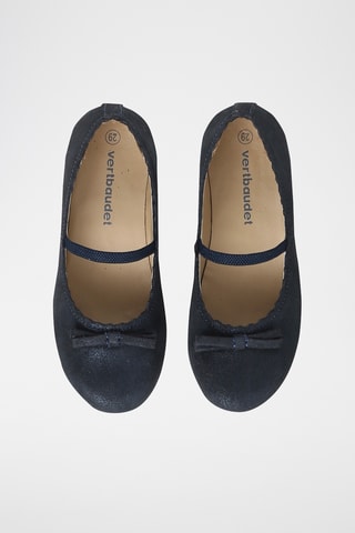 Babies en nubuck - Bleu marine