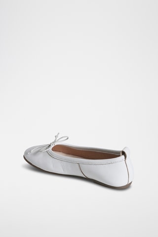 Ballerines en cuir - Blanc