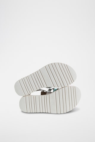 Spartiates en cuir - Argenté