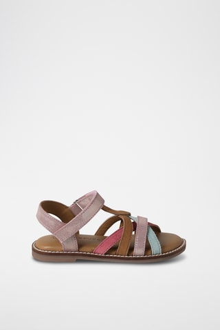 Sandales en cuir - Mauve