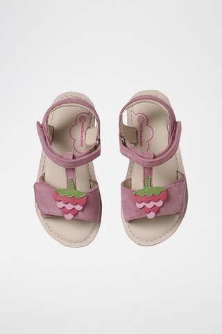 Sandálias em nobuck - Rosa