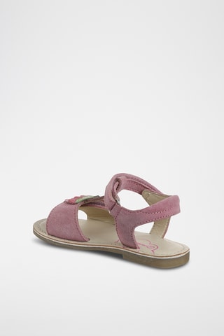 Sandálias em nobuck - Rosa
