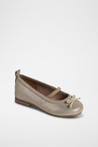 Babies en cuir - Doré