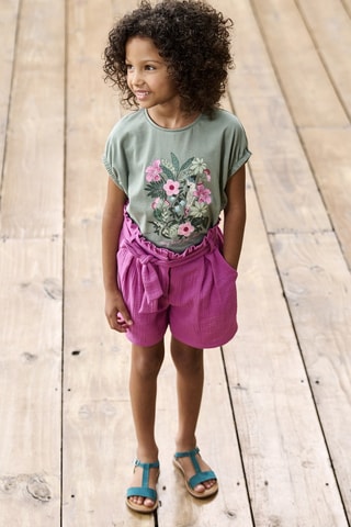 Sandálias em nobuck - Turquesa