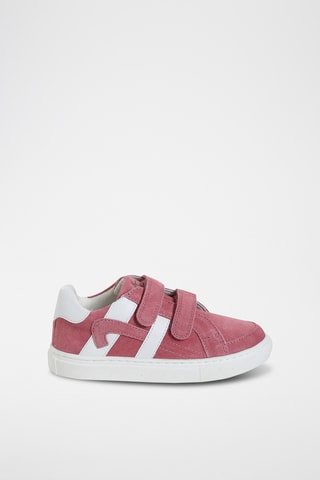 Sapatilhas em couro - Rosa