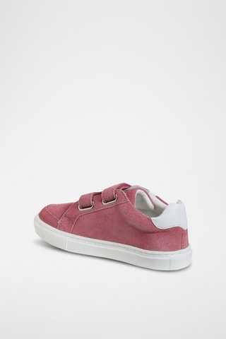 Sapatilhas em couro - Rosa