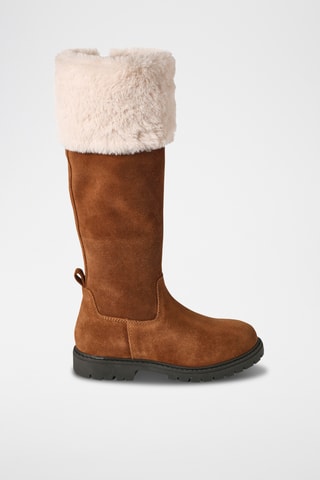 Botas em nobuck - Castanho