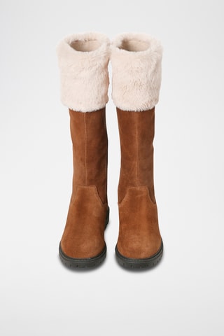 Botas em nobuck - Castanho