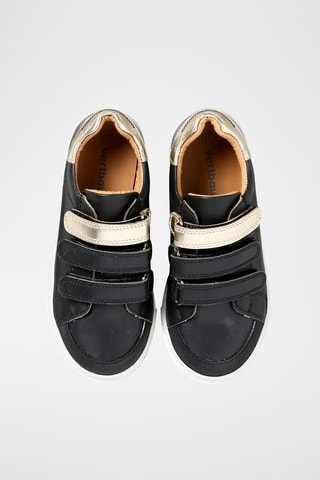 Sapatilhas em couro - Preto