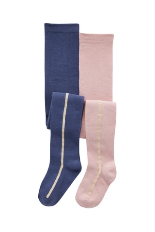 2 collants - Azul-índigo