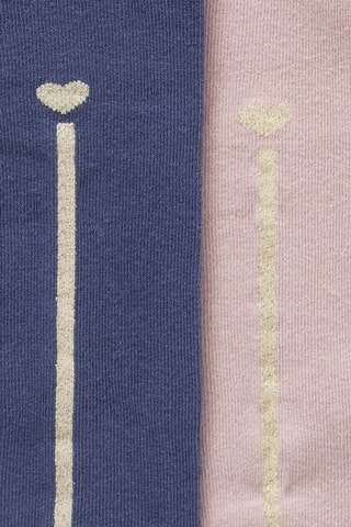 2 collants - Azul-índigo