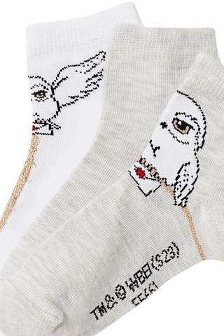 3 paires de socquettes Harry Potter - Gris clair chiné