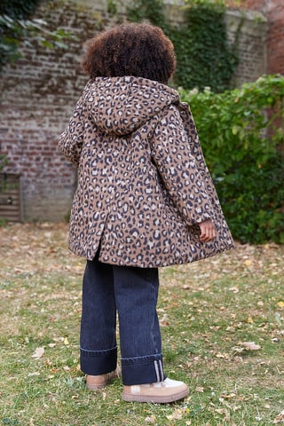 Sobretudo com capuz - Castanho