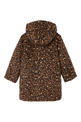 Sobretudo com capuz - Castanho