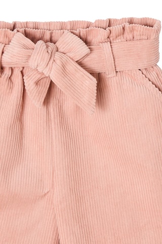 Short en velours - Rose poudré