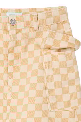 Jupe en jean - Jaune