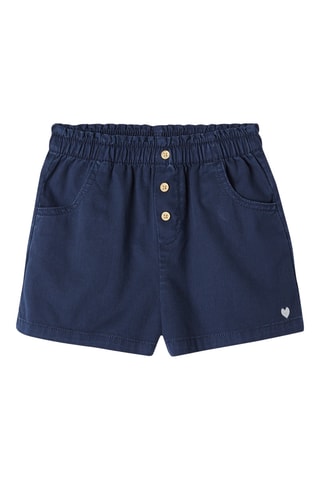 Calções de ganga - Azul-marinho