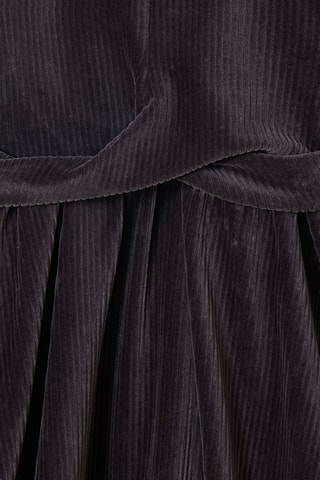 Robe en velours - Anthracite