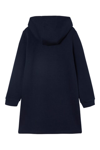 Robe sweat à capuche - Bleu marine