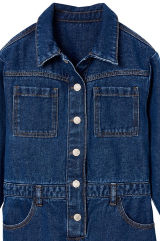 Combinaison en jean - Bleu