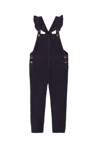 Salopette en velours - Anthracite