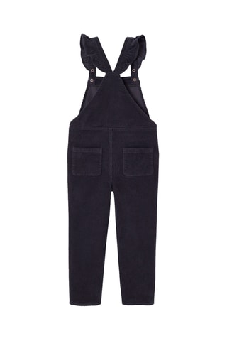 Salopette en velours - Anthracite