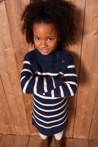 Robe pull - Bleu marine