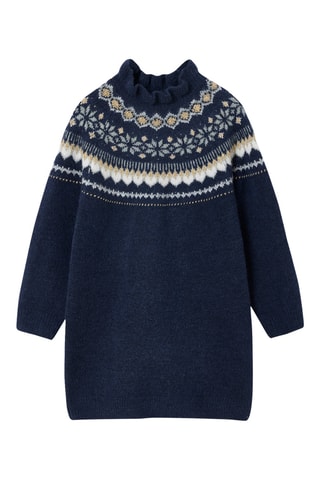 Robe pull - Bleu marine