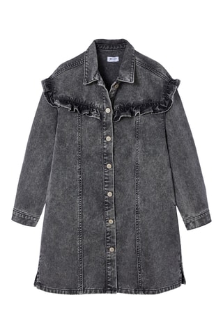 Robe en jean - Gris foncé