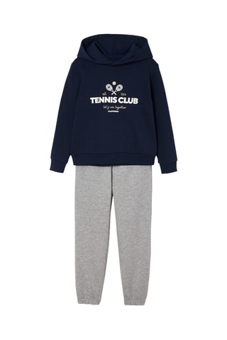 Sweat à capuche et jogging - Bleu marine