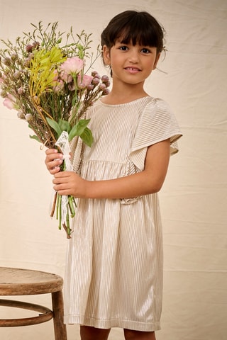 Robe plissée - Doré