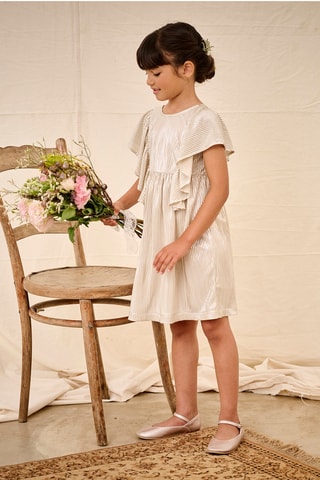 Robe plissée - Doré