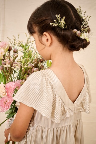 Robe plissée - Doré