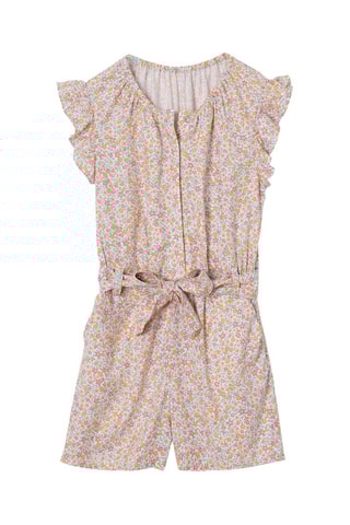 Combishort - Ecru et rose