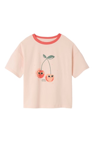 T-shirt et short - Corail