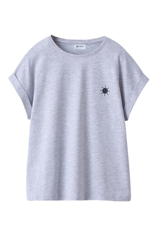 2 t-shirts - Anthracite et gris chiné