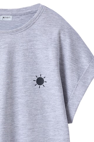 2 t-shirts - Anthracite et gris chiné